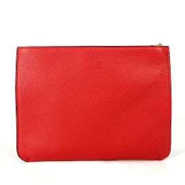 Clutch in pelle nera Christian Louboutin Nero