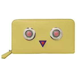 Fendi-Fendi Women's Hypnotize Leather Wallet-Yellow