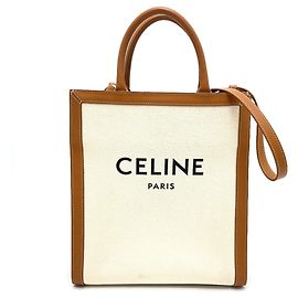 Céline Celine 192082BNZ.02NT Bolsa Cabas Vertical Branco