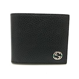 Gucci-Gucci Interlocking G Bi-Fold Wallet-Black