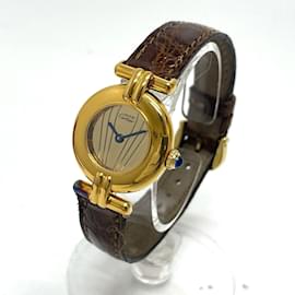 Cartier-Relógio de pulso quartz Cartier 590002-Dourado