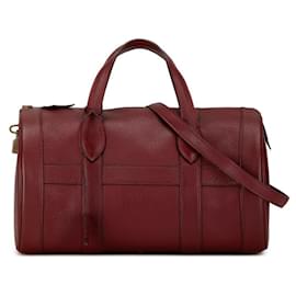 Hermès-Bolsa de Ombro Boston Hermes RD-Vermelho,Bordeaux