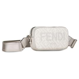 Fendi-Fendi Zucca Shoulder Bag-Brown