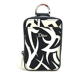 Christian Dior-Dior Homme Bicolor Pouch-White