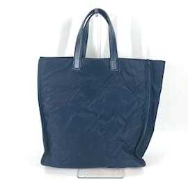 Fendi-Fendi 7VA367 Navy Tote Bag-Navy blue