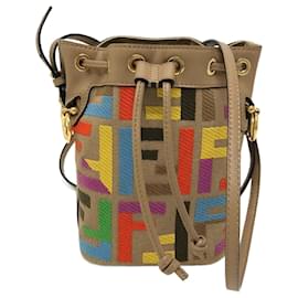 Fendi-Fendi 8BS010 Zucca Purse Shoulder Bag-Other