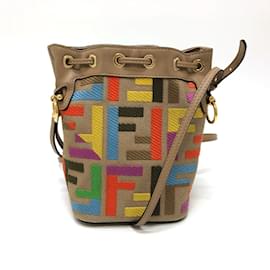 Fendi-Fendi 8BS010 Zucca Purse Shoulder Bag-Other