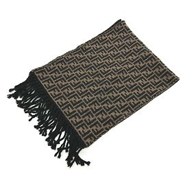 Stola in lana marrone Fendi Marrone