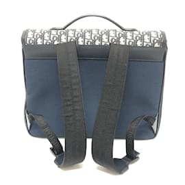 Christian Dior-Christian Dior Trotter 2WAY Backpack-Navy blue