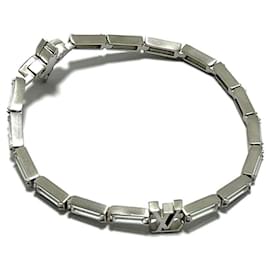 Louis Vuitton-Louis Vuitton Men's LV Reflect Charm Bracelet-Silvery