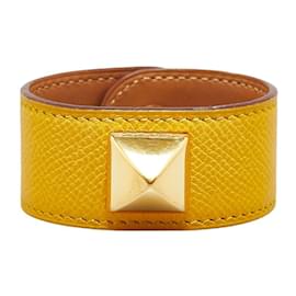 Hermès-Hermes Medor Bracelet Bangle-Black,Golden