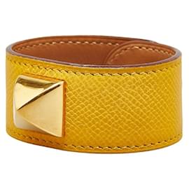 Hermès-Hermes Medor Bracelet Bangle-Black,Golden