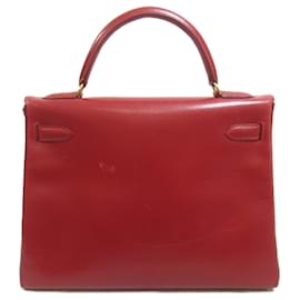 Hermès-Sac à main Hermes Kelly 32-Rouge