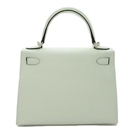 Hermès-Hermes Kelly 28 Vert Fizz Handbag-Green