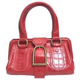 Céline Rote Lederhandtasche von Celine Rot