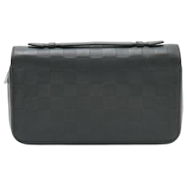 Louis Vuitton-Louis Vuitton Damier Infini Zippy XL Clutch Bag-Black