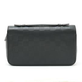 Louis Vuitton-Louis Vuitton Damier Infini Zippy XL Clutch Bag-Black