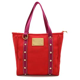 Louis Vuitton-MM Tote Bag aus der Antigua Linie von Louis Vuitton-Rot,Lila