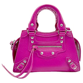 Balenciaga-Bolsa de ombro em couro Balenciaga Neo Classic City Nano-Outro