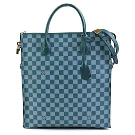 Louis Vuitton-Louis Vuitton Cyan Damier Canvas Handbag-Other