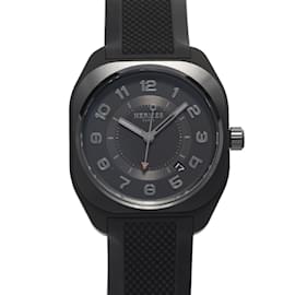 Hermès-Hermes H08 42MM Men's Titanium/Rubber Watch-Other