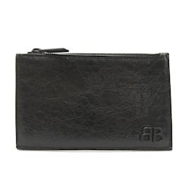 Balenciaga-Balenciaga Monaco Long Coin & Card Holder-Black
