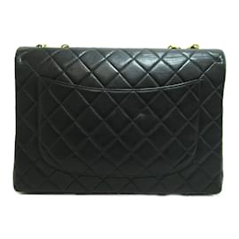 Chanel-Sac à épaule Chanel Big Matelassé avec chaîne-Noir