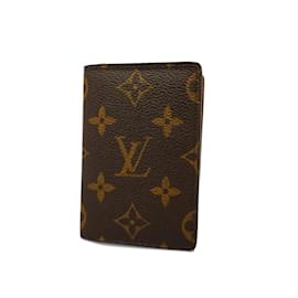 Louis Vuitton-Louis Vuitton Brown Business Card Case-Brown
