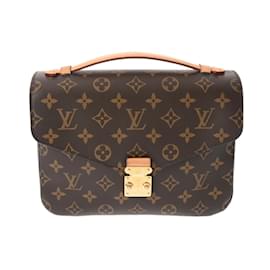 Louis Vuitton-Louis Vuitton Monogram Pochette Metis MM Handbag-Brown