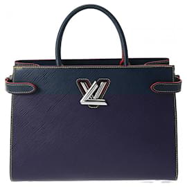 Louis Vuitton-Louis Vuitton Epi Twist Tote Indigo Blue-Blue