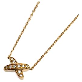 Chaumet-Chaumet K18PG Pink Gold Jeux de Liens Necklace-Golden