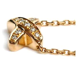 Chaumet-Chaumet K18PG Pink Gold Jeux de Liens Necklace-Golden