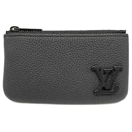 Louis Vuitton-Louis Vuitton Aerogram Pochette Coin Purse-Black