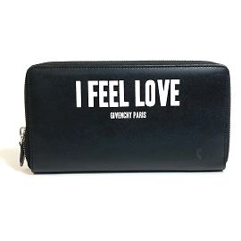 Givenchy EU SINTO AMOR Carteira Longa com Zíper Preto