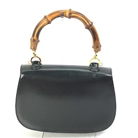 Gucci-Bolsa de couro preto Gucci 000-1951-Preto