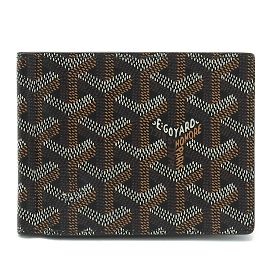 Goyard Saint Thomas Bi-fold Wallet Brown Black White
