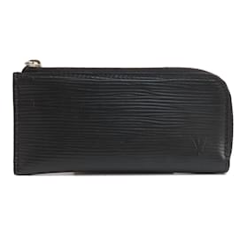 Louis Vuitton-Louis Vuitton L-Shaped Key Case-Black