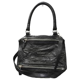 Givenchy-Sac à main en cuir Pandora Small de Givenchy-Noir