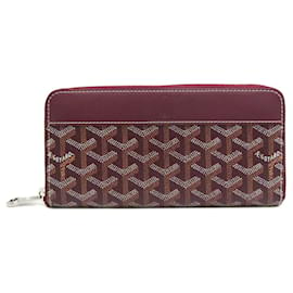 Goyard-Goyard MATIGNON APM ZIP GM Carteira Longa-Bordeaux