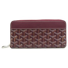 Goyard MATIGNON APM ZIP GM Cartera Larga Burdeos