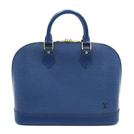 Louis Vuitton-Bolsa Louis Vuitton Alma Azul Toledo-Azul