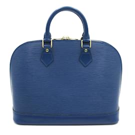 Louis Vuitton-Bolsa Louis Vuitton Alma Azul Toledo-Azul