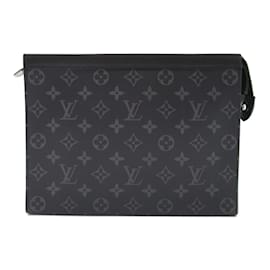 Louis Vuitton-Louis Vuitton Pochette Voyage MM Clutch Bag-Black