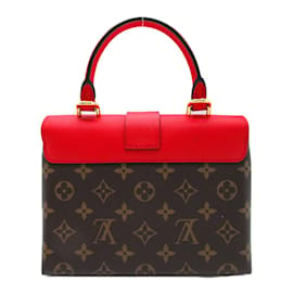 Louis Vuitton-Louis Vuitton Rocky BB Rouge Marron Coquelicot-Rouge