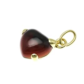 Pomellato-Pomellato Glyph Herz Granat Charm Halskette-Golden