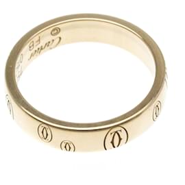 Cartier-Cartier Happy Birthday Pink Gold Band Ring-Golden