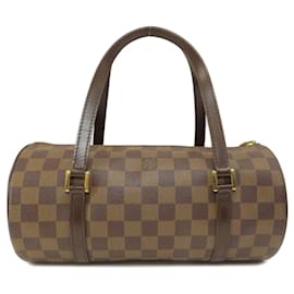Louis Vuitton-Louis Vuitton N51304 Papillon PM Damier Ebene Handbag-Damier ebene