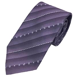Louis Vuitton-Cravata Monogram Shadow Louis Vuitton-Roxo