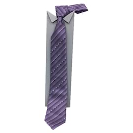 Louis Vuitton-Cravata Monogram Shadow Louis Vuitton-Roxo