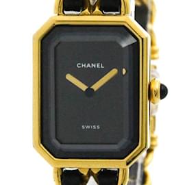 Chanel-Damenarmbanduhr Chanel Premiere L Größe Vergoldet Quarz H0001-Andere